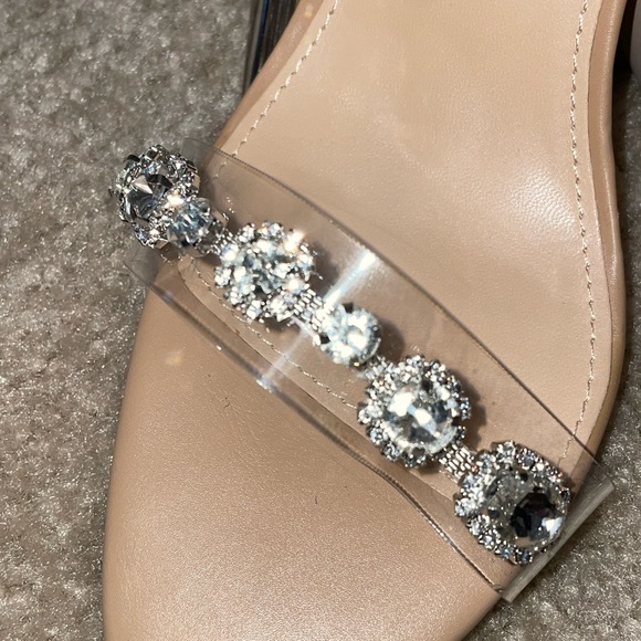 Nude Blingy Pumps Women’s sz 10 - Picture 5 of 10